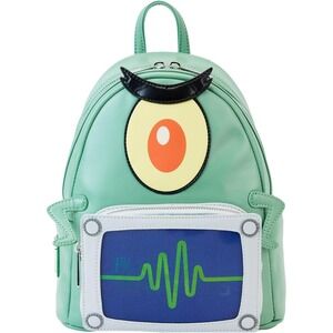 Loungefly Nickelodeon Spongebob Squarepants Plankton Lenticular Mini Backpack